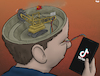 Cartoon: TikTok (small) by Tjeerd Royaards tagged china,datamining,privacy,tiktok,data