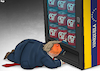 Cartoon: Trump versus Venezuela (small) by Tjeerd Royaards tagged venezuela,trump,maduro,oil