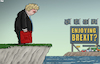 Cartoon: UK shortages (small) by Tjeerd Royaards tagged uk,eu,europe,boris,johnson,fuel,shortages