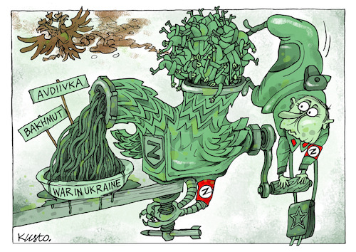 Cartoon: The Meat grinder Z (medium) by kusto tagged war,russia,ukraine,terror,war,russia,ukraine,terror