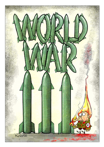 Cartoon: Warmonger (medium) by kusto tagged putin,russia,war,putin,russia,war