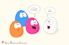 Cartoon: Einfach nur Ostern (small) by a-b-c tagged ei,eier,osterei,ostern,feiertag,bunt,weiß,farben,kalauer