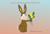 Cartoon: Muttertag! (small) by a-b-c tagged blumen,dankbarkeit,danken,ehren,ehrung,frauen,geschenk,gruß,hase,häschen,liebe,mama,muttertag,mutti,zeit