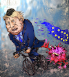 Cartoon: Brexit (small) by Back tagged boris,johnson,brexit,eu,großbritannien