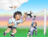 Cartoon: Maradona (small) by Back tagged argentina,maradona,australia,fußball,soccer,football