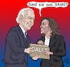 Cartoon: Second hand (small) by Back tagged biden,harris,usa
