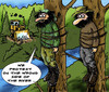 Cartoon: Environmentalists (small) by JARO tagged environmentalists,protest,greenpeace