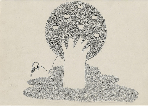 Cartoon: no title (medium) by chakhirov tagged apple