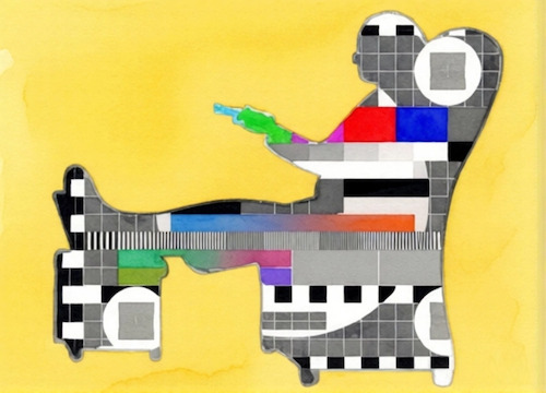 Cartoon: no title (medium) by chakhirov tagged tv,viewer