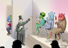 Cartoon: - (small) by hamitgis tagged cartoon,karikatur,hamit,hamitgis,gis,dunya,gezegen,para,zenginlik,sunum,sahne,seyirci,uzayli,seytan,nukleersilah,tehdit,ikiyuzluluk,earth,planet,money,wealth,presentation,stage,audience,alien,devil,nuclearweapon,threat,hypocrisy