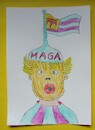 Cartoon: MAGA ELON ASAP (small) by skätschup tagged maga,usa,asap,elon,aging,expire,new,man,melania,family