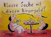 Cartoon: Bürgergeld (small) by TomPauL tagged bürger,bürgergeld,burger,hamburger,harz4,fastfood,geld,essen,speisen,amt,restaurant