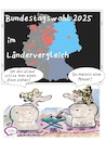 Cartoon: Im Osten nichts Neues (small) by TomPauLeser tagged bundestagswahl,wahlergebnisse,ländervergleich,parteien,osten,westen,ddr,afd