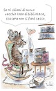 Cartoon: Ratto Topo di biblioteca (small) by TomPauLeser tagged libri,di,lettura,biblioteca,occhiali,da,pila,ebook,sedia,dondolo,ratto,topo,roditore,cose,flosce,tompaule,topi,ratti,schlapplachsachen,peste,dei