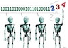 Cartoon: Artificial Intelligence (small) by Kaan tagged math2022