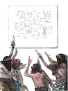 Cartoon: Mathematical plan (small) by Silvano Mello tagged mathematics,math2022