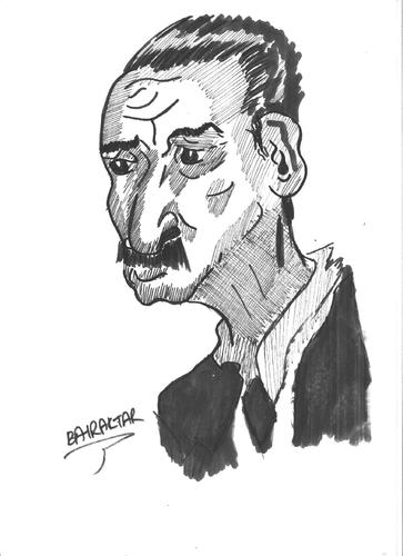 Cartoon: BÜLENT ECEVIT (medium) by Seydi Ahmet BAYRAKTAR tagged bülent,ecevit