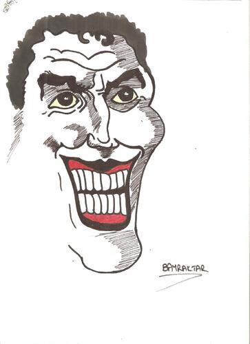 Cartoon: JOKER (medium) by Seydi Ahmet BAYRAKTAR tagged joker