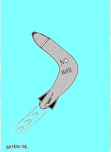 Cartoon: NO WAR (medium) by Seydi Ahmet BAYRAKTAR tagged no,war