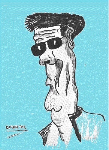 Cartoon: Potrait (medium) by Seydi Ahmet BAYRAKTAR tagged potrait