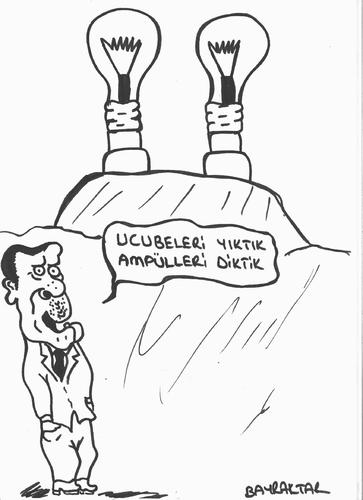 Cartoon: UCUBE (medium) by Seydi Ahmet BAYRAKTAR tagged ucube