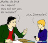 Cartoon: Journalismus (small) by andreascartoon tagged presse,journalist,meinung,lüge,wahrheit,zeitung,tv