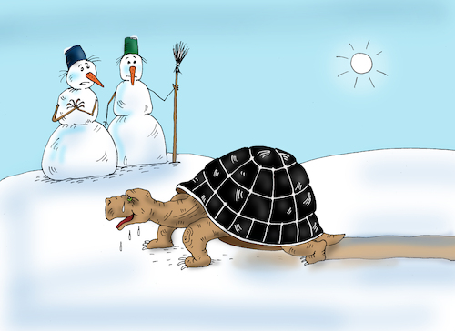 Cartoon: battery (medium) by Tarasenko  Valeri tagged energy,solar,battery,turtle
