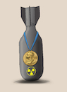 Cartoon: atom bomb (small) by Tarasenko  Valeri tagged nobel,atom,bomb