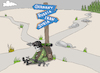 Cartoon: crossroads (small) by Tarasenko  Valeri tagged crossroads,road,war,mercenary