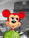 Cartoon: Micky Maus auf der Großen Mauer (small) by laodu tagged sinisierung,china,unternehmen