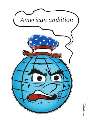 Cartoon: Ambiton (medium) by sally cartoonist tagged ambiton