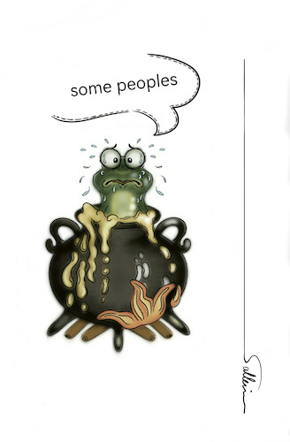 Cartoon: Peoples (medium) by sally cartoonist tagged some,peoples,are,suffering