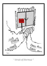 Cartoon: Strait of Hormuz (small) by sally cartoonist tagged hormuz,crisis,national,international,military,world,terrorism,finances,economy,jobs,social,historical,other,conflicts,war,politicians,parties,energy,usa,iran,caricature,news