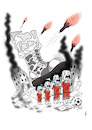 Cartoon: The pain of war (small) by sally cartoonist tagged children,screaming,terrorism,war,explosions,politics,international,conflict,victims,magazines,newspapers,cartoons,caricature