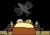 Cartoon: Nachts... (small) by Stümper tagged schock,riesenspinne,nacht,schlaf,mitternacht,alptraum,schrecken,horror