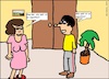 Cartoon: Wie spät ist es eigentlich? (small) by Stümper tagged nachplappern,unverschämtheit,ehe,mann,frau