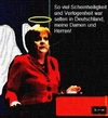 Cartoon: Scheinhlg. Angela bitte für uns (small) by b-r-m tagged wahlkampf,merkel,karlsruhe,guttenberg,rücktritt,affäre,plagiat,doktor,scheinheiligkeit,lüge
