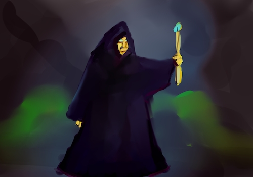 Cartoon: SIR AZREAL THE ANGEL OF DEATH (medium) by sal tagged cartoon