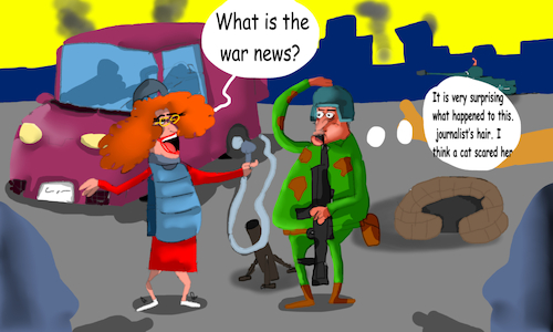Cartoon: trebles news (medium) by sal tagged cartoon