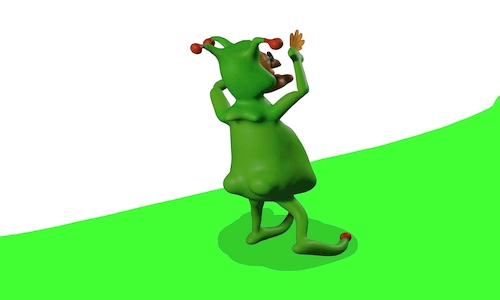 Cartoon: Mr. froggy 3d mode animation (medium) by sal tagged cartoon,animation,3d,froggy,mr