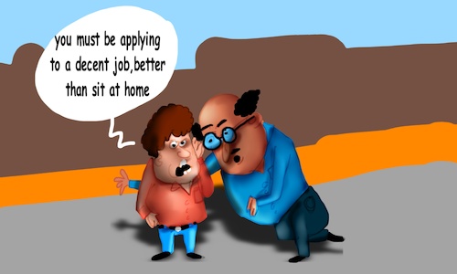 Cartoon: striptease job (medium) by sal tagged cartoon