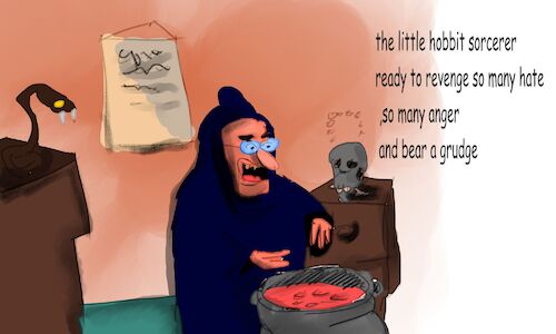 Cartoon: THE CURSED MAN story (medium) by sal tagged cartoon,the,cursed,man