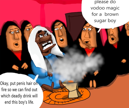 Cartoon: THE NAUGHTY BOY (medium) by sal tagged cartoon