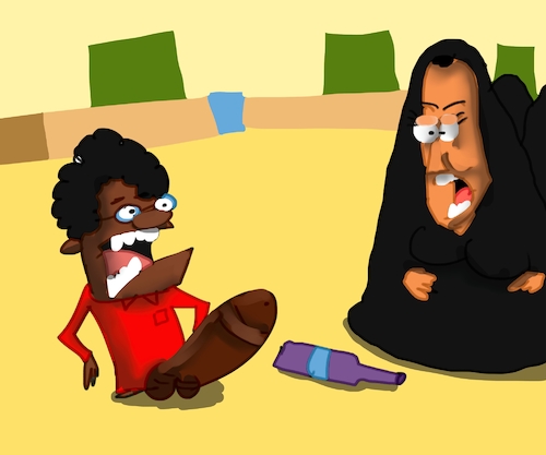 Cartoon: THE NAUGHTY BOY PART2 (medium) by sal tagged cartoon