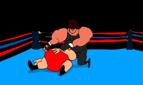 Cartoon: UNDERTAKER ANIMATIC (medium) by sal tagged cartoon,undertaker,wrestling