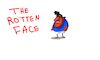 Cartoon: the rotten face (small) by sal tagged comic,cartoon