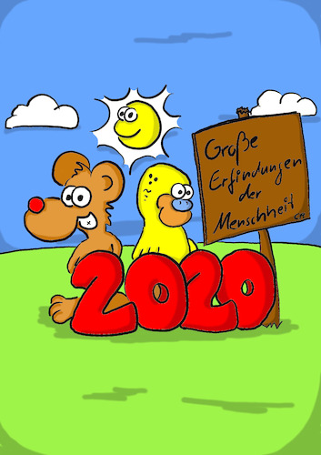 Cartoon: Kalender 2020 (medium) by Schrangel tagged erfindungen,kalender,januar,februar,märz,april,mai,juni,juli,august,september,oktober,november,dezember