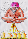 Cartoon: Yogi (small) by Siminoga Vadim tagged yoga,levitation,gase,humor,spaß