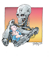 Cartoon: It was not as if we didnt know (small) by Grethen tagged ai ki ia chatgpt terminator technology