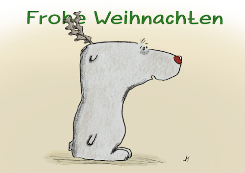 Cartoon: Frohe Weihnachten (medium) by Gabi Horvath tagged weihnachten